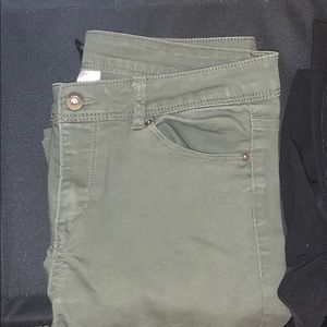 Dark Green Skinny Jeans